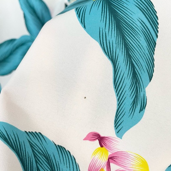 Hilo Hattie Men's Floral Hawaiian Aloha Short Sleeve Button Up Shirt Medium - Picture 5 of 9